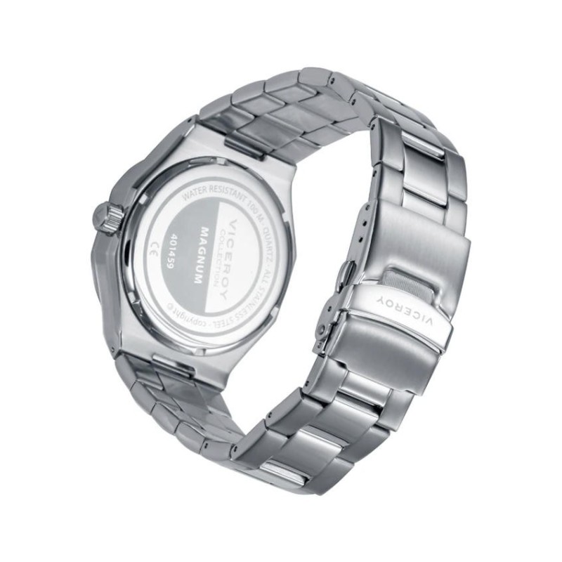 Apollo | Orologio da pilota in acciaio inossidabile color blu e argento