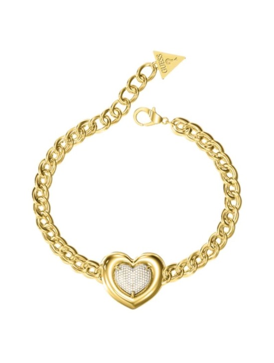 Pulsera Guess Mujer JUBB05456JWYGS Dorada | Joyería Parejo
