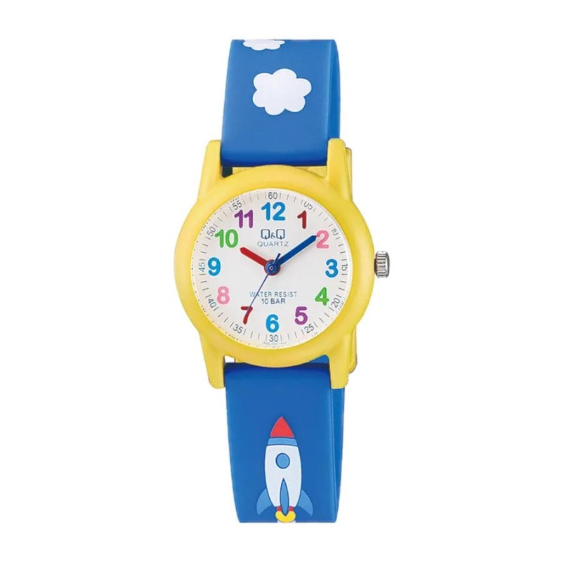 Reloj Q&Q Niño VR99J003Y - Azul Diseño Cohete | Joyería Parejo
