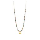 Collar Lotus Style Mujer LS2553-1/2 - Acero Dorado Multicolor