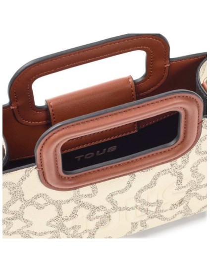 Mini Bandolera Tous Kaos Icon Beige 2001936803 | Joyería Parejo