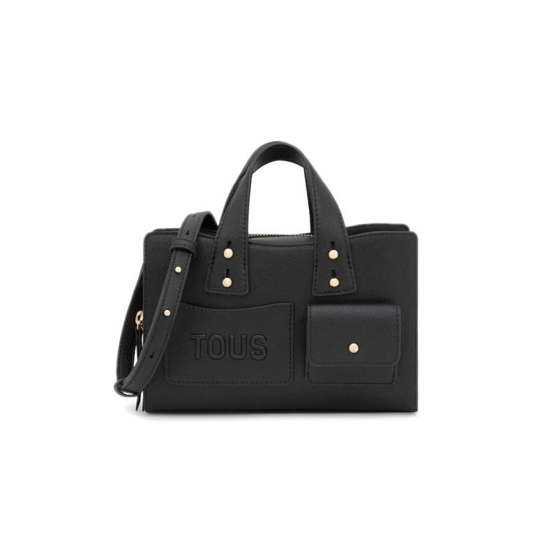 Bolso Tous Bowling Back to Basics Negro 2002373351 | Joyería Parejo
