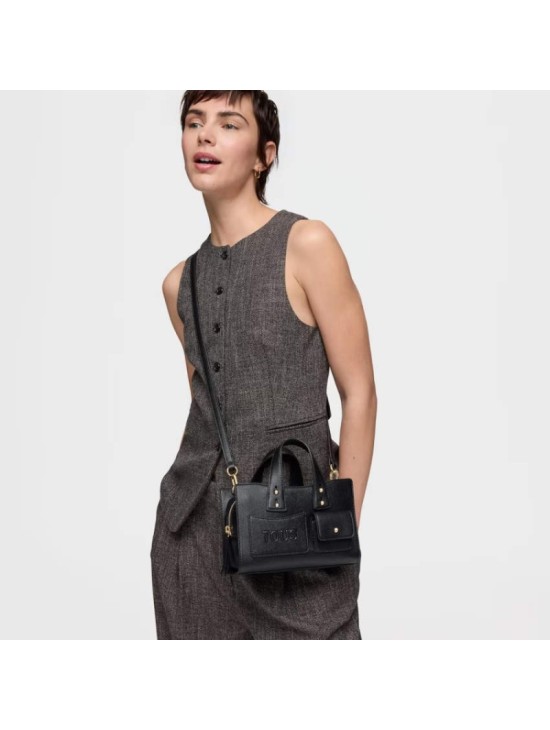 Bolso Tous Bowling Back to Basics Negro 2002373351 | Joyería Parejo