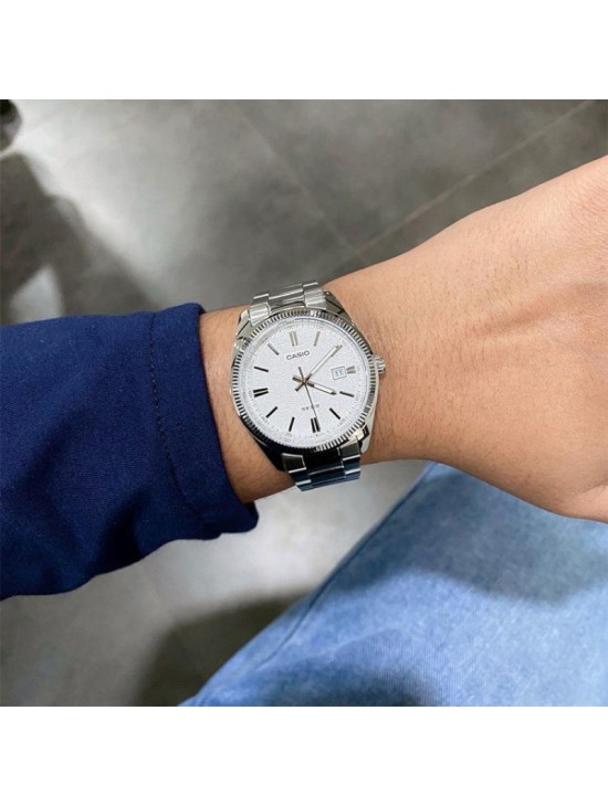 Reloj Casio MTP-1302DA-7AVDF Hombre Esfera Blanca | Joyería Parejo