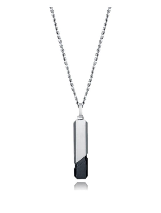 Colar Viceroy 15182C01010 Homem Aço IP Preto | Joyeria Parejo