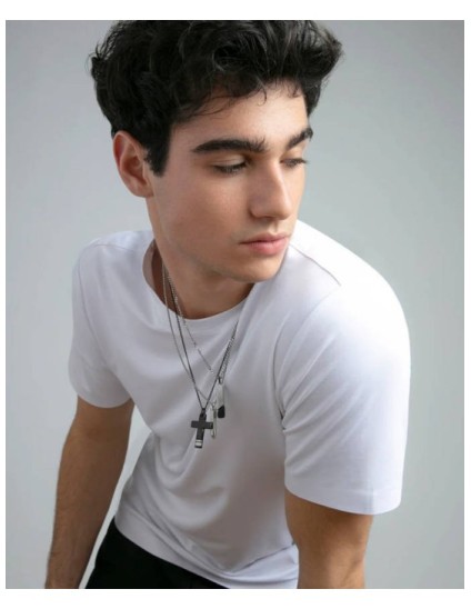 Collar Viceroy 15182C01010 Hombre Acero - IP Negro | Joyería Parejo