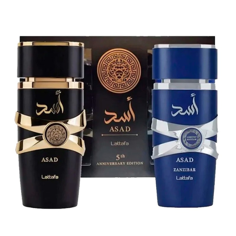 Lattafa Asad e Asad Zanzibar 100ml Set Homem | Joyeria Parejo