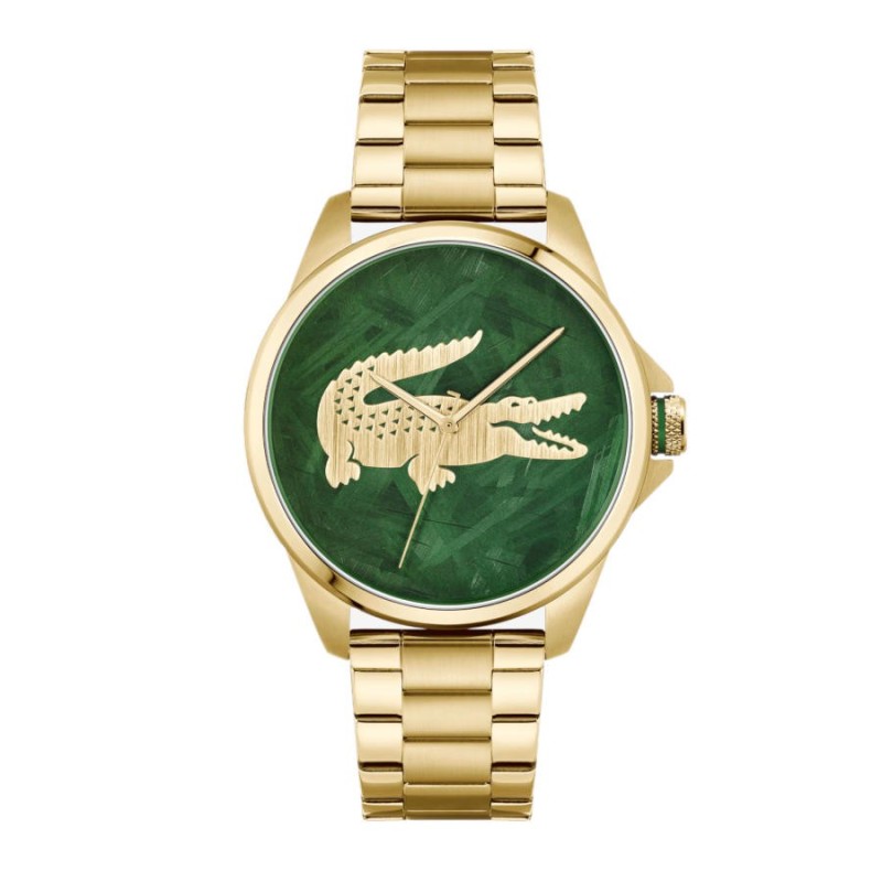 Reloj Lacoste Hombre 2011394 Dorado Esfera Verde | Joyería Parejo