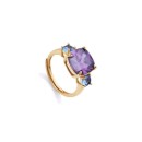 Anillo Viceroy Plata de Ley 13100A015-59 Baño de Oro
