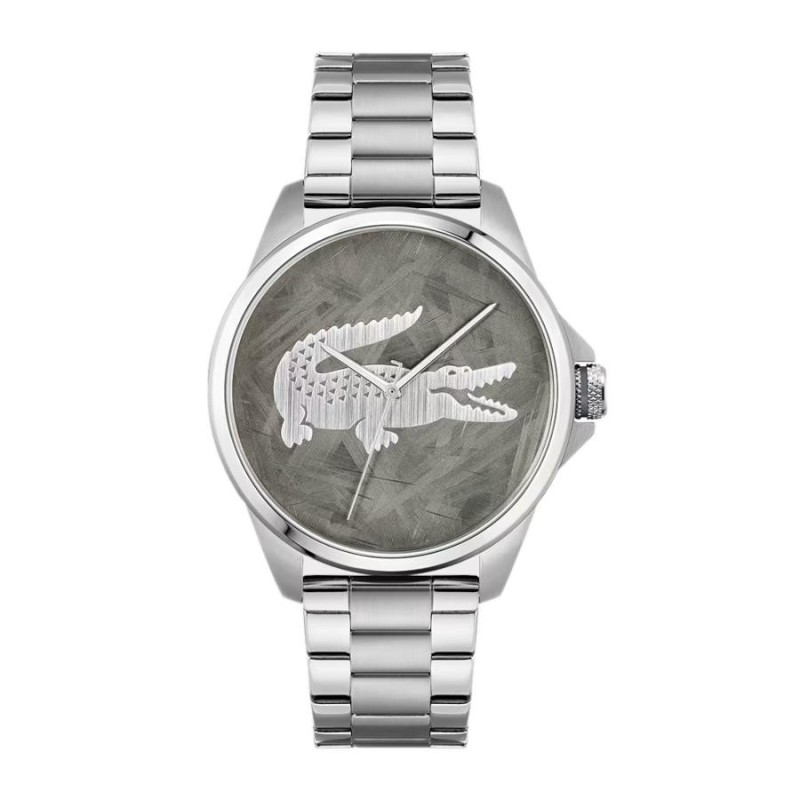 Reloj Lacoste Hombre 2011393 Plateado Esfera Gris | Joyería Parejo