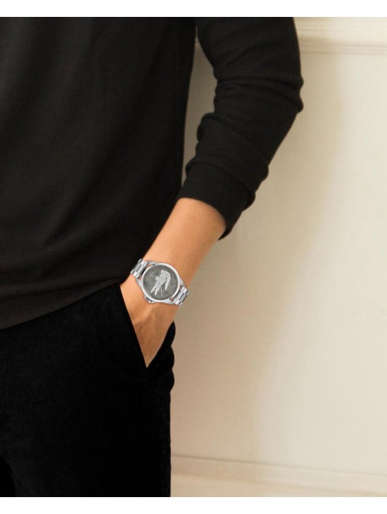 Reloj Lacoste Hombre 2011393 Plateado Esfera Gris | Joyería Parejo