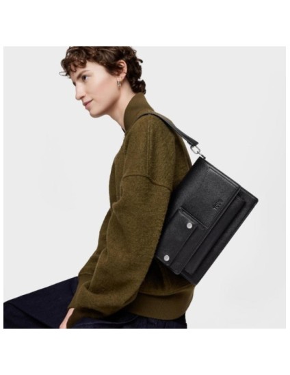 Bandolera TOUS Audree Pockets Negra | Joyería Parejo