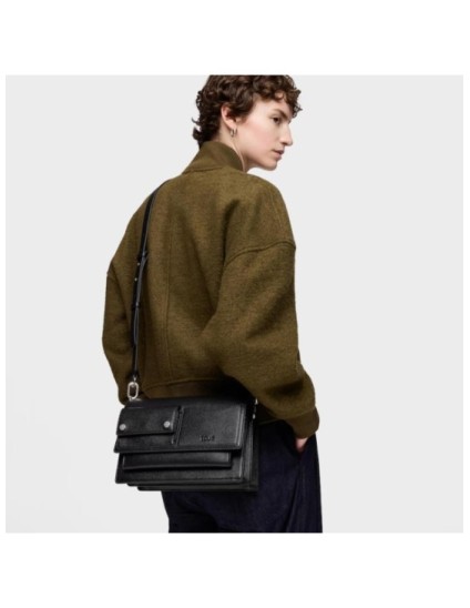 Bandolera TOUS Audree Pockets Negra | Joyería Parejo