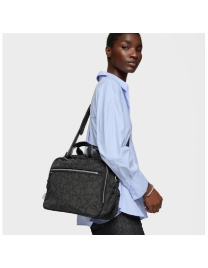 Bolsa de Bebé Tous 2000901647 Catri Kaos Negro | Joyería Parejo