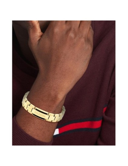 Pulsera Tommy Hilfiger 2790601 Hombre Baño Oro | Joyería Parejo