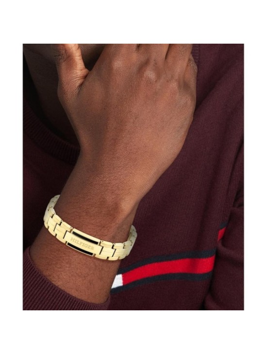 Pulsera Tommy Hilfiger 2790601 Hombre Baño Oro | Joyería Parejo