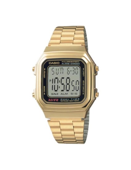 Reloj Casio A178WGA-1ADF Dorado Vintage Digital | Joyería Parejo