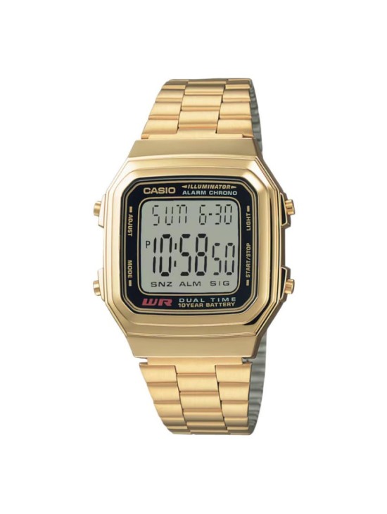 Reloj Casio A178WGA-1ADF Dorado Vintage Digital | Joyería Parejo