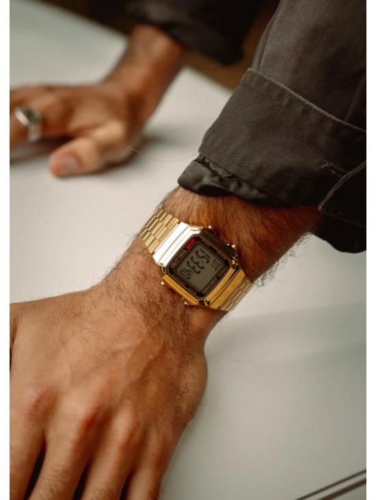 Reloj Casio A178WGA-1ADF Dorado Vintage Digital | Joyería Parejo