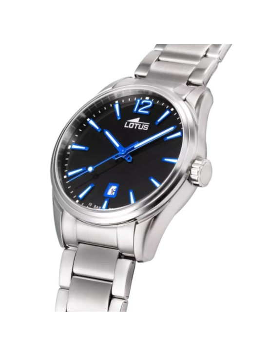 Reloj Lotus 18692/6 Hombre Acero Esfera Negra | Joyería Parejo