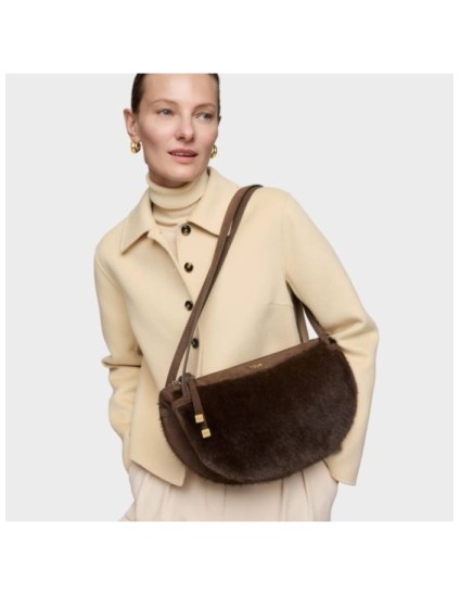 Bolso de Hombro Tous Halfmoon 2002359044 Marrón | Joyería Parejo