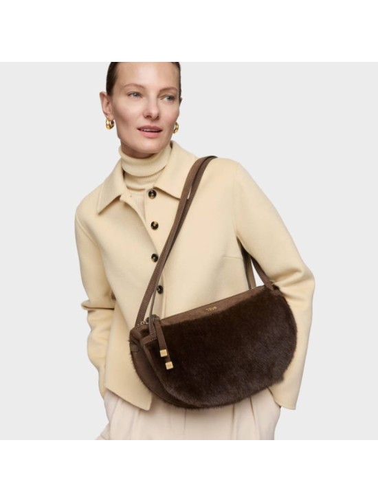 Bolso de Hombro Tous Halfmoon 2002359044 Marrón | Joyería Parejo