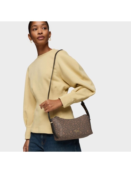 Bandolera Mediana Tous Marrón Kaos Mini Lines | Joyería Parejo