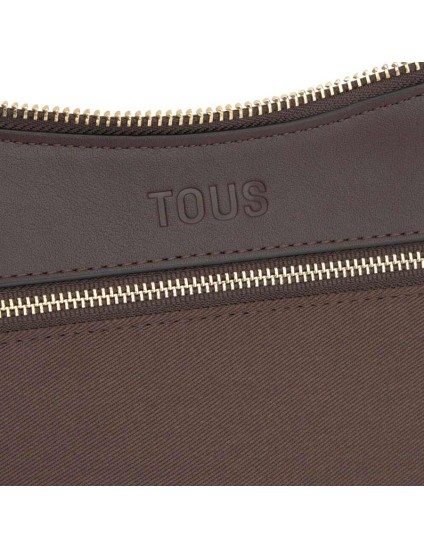 Bandolera Mediana Tous Marrón Kaos Mini Lines | Joyería Parejo