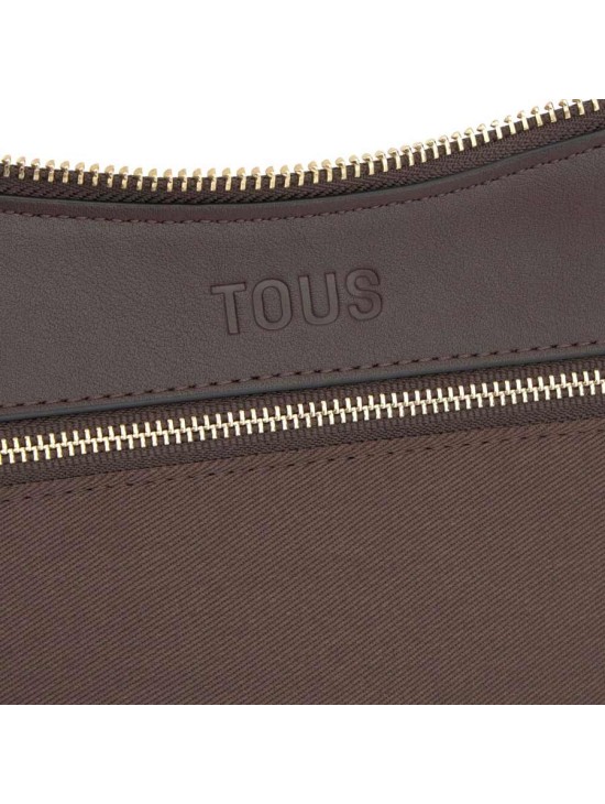 Bandolera Mediana Tous Marrón Kaos Mini Lines | Joyería Parejo