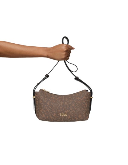 Bandolera Mediana Tous Marrón Kaos Mini Lines | Joyería Parejo