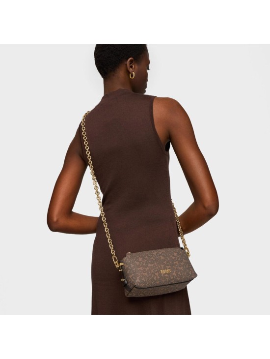 Mini Bolso Tous Marrón Kaos Mini Lines 2002380443 | Joyería Parejo