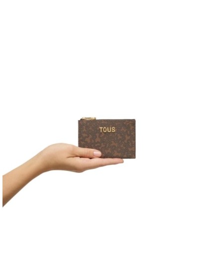 Monedero Tarjetero Tous Marrón Kaos Mini Lines | Joyería Parejo