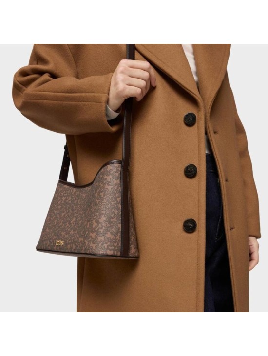 Bandolera Grande Tous Marrón Kaos Mini Lines | Joyería Parejo