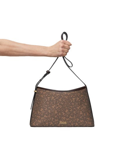 Bandolera Grande Tous Marrón Kaos Mini Lines | Joyería Parejo