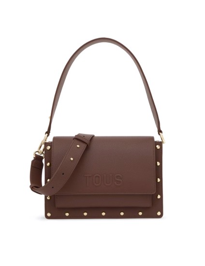 Bandolera Mediana Tous Marrón Audree Studs | Joyería Parejo