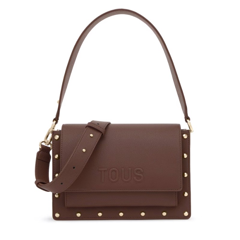 Bandolera Mediana Tous Marrón Audree Studs | Joyería Parejo