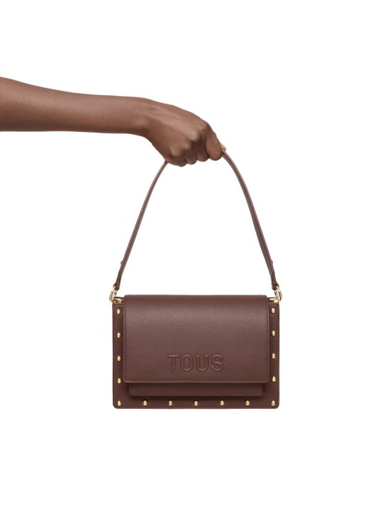 Bandolera Mediana Tous Marrón Audree Studs | Joyería Parejo