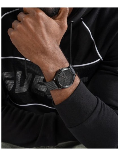 Reloj Guess GW0710G3 Negro Malla Milanesa Hombre | Joyería Parejo