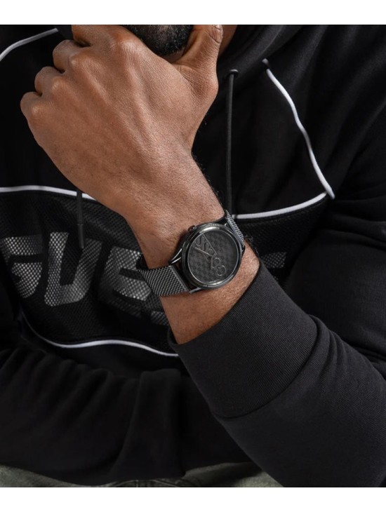 Reloj Guess GW0710G3 Negro Malla Milanesa Hombre | Joyería Parejo