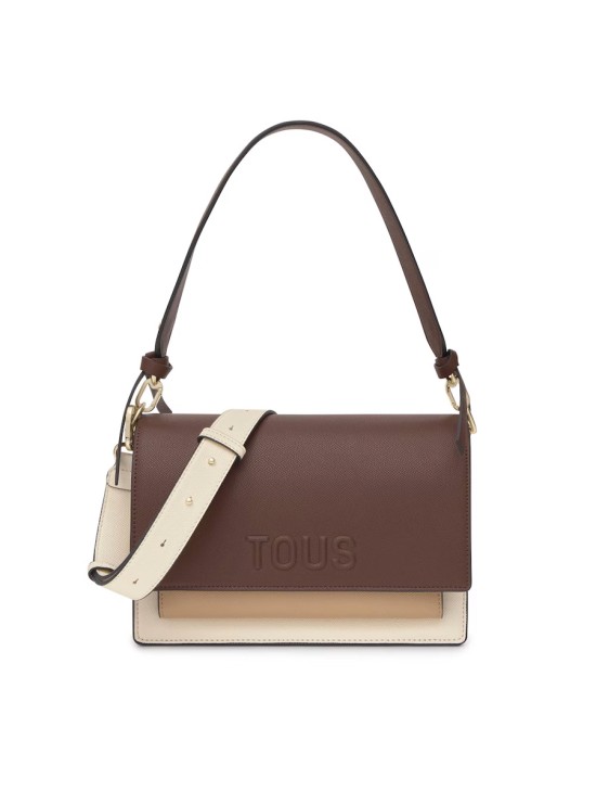 Bandolera Mediana Tous Marrón Audree Saffiano | Joyería Parejo