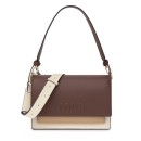 Bandolera Mediana Tous Beige Marrón Audree Saffiano 2002358201
