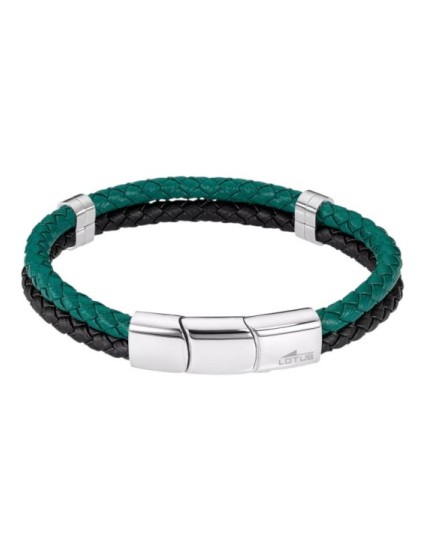 Pulsera Lotus Style LS2530-2/2 Urban Piel Verde | Joyería Parejo