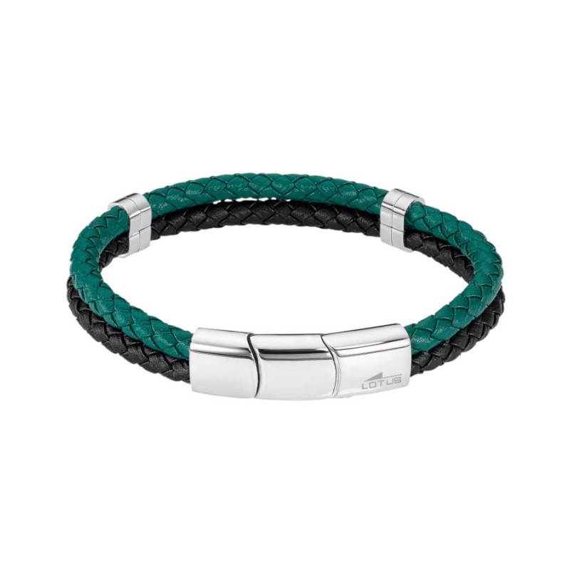 Pulsera Lotus Style LS2530-2/2 Urban Piel Verde | Joyería Parejo