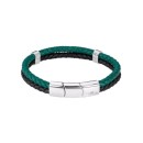 Pulsera Lotus Style LS2530-2/2 Urban Man Acero y Piel Verde