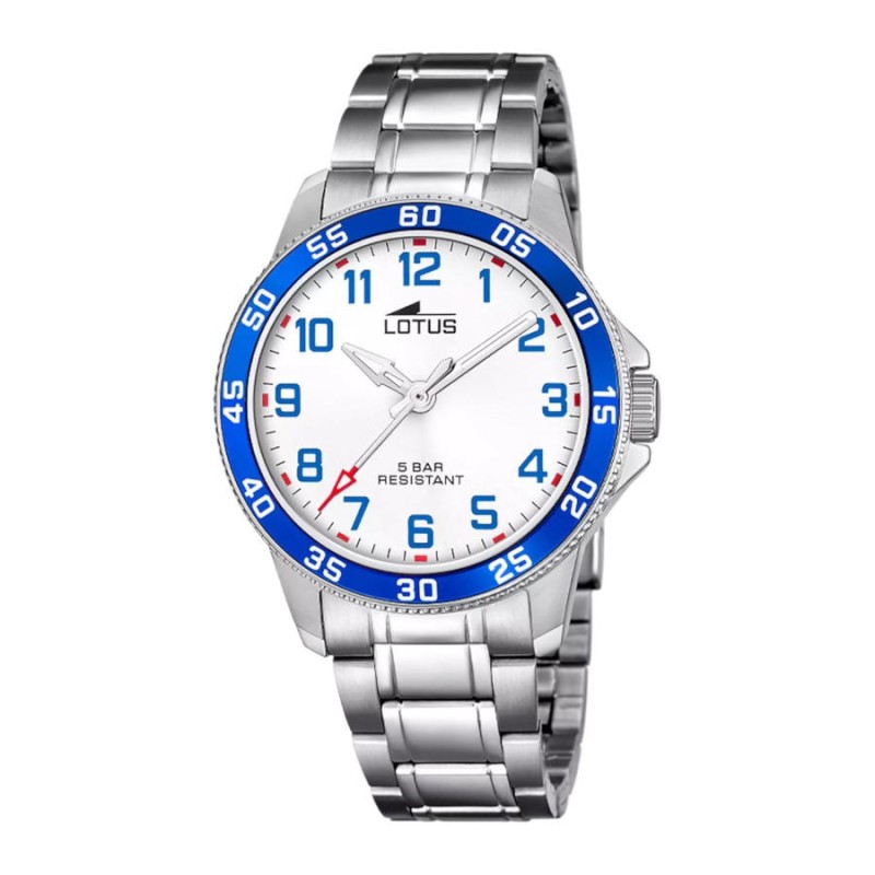 Reloj Lotus 18786/5 Niño Esfera Blanca con Pulsera | Joyería Parejo