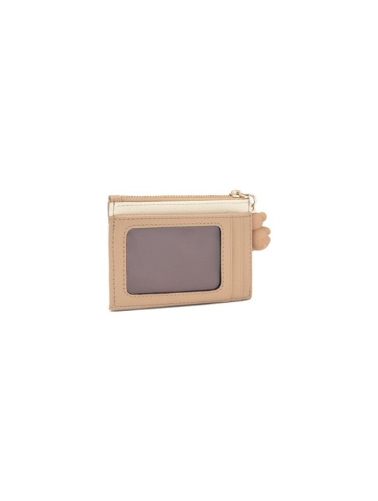 Monedero Tarjetero Tous Beige Audree Saffiano | Joyería Parejo
