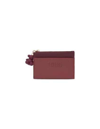 Monedero Tarjetero Tous Burdeos Audree Saffiano | Joyería Parejo