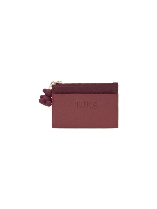 Monedero Tarjetero Tous Burdeos Audree Saffiano | Joyería Parejo