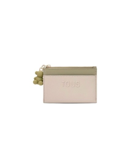 Monedero Tarjetero Tous Topo Verde Audree Saffiano | Joyería Parejo