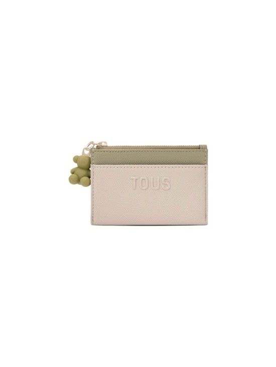 Monedero Tarjetero Tous Topo Verde Audree Saffiano | Joyería Parejo